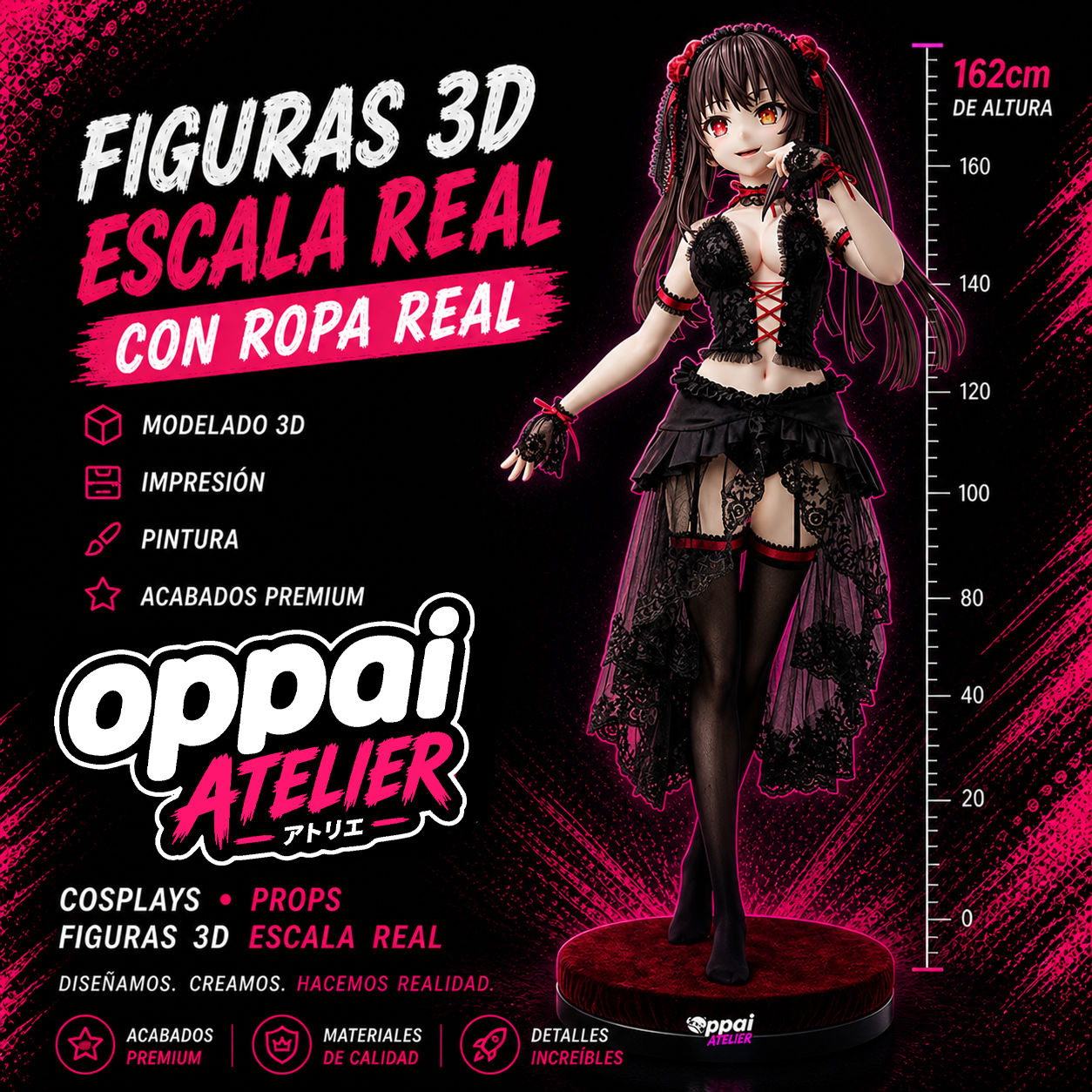 Figura 3D 165cm