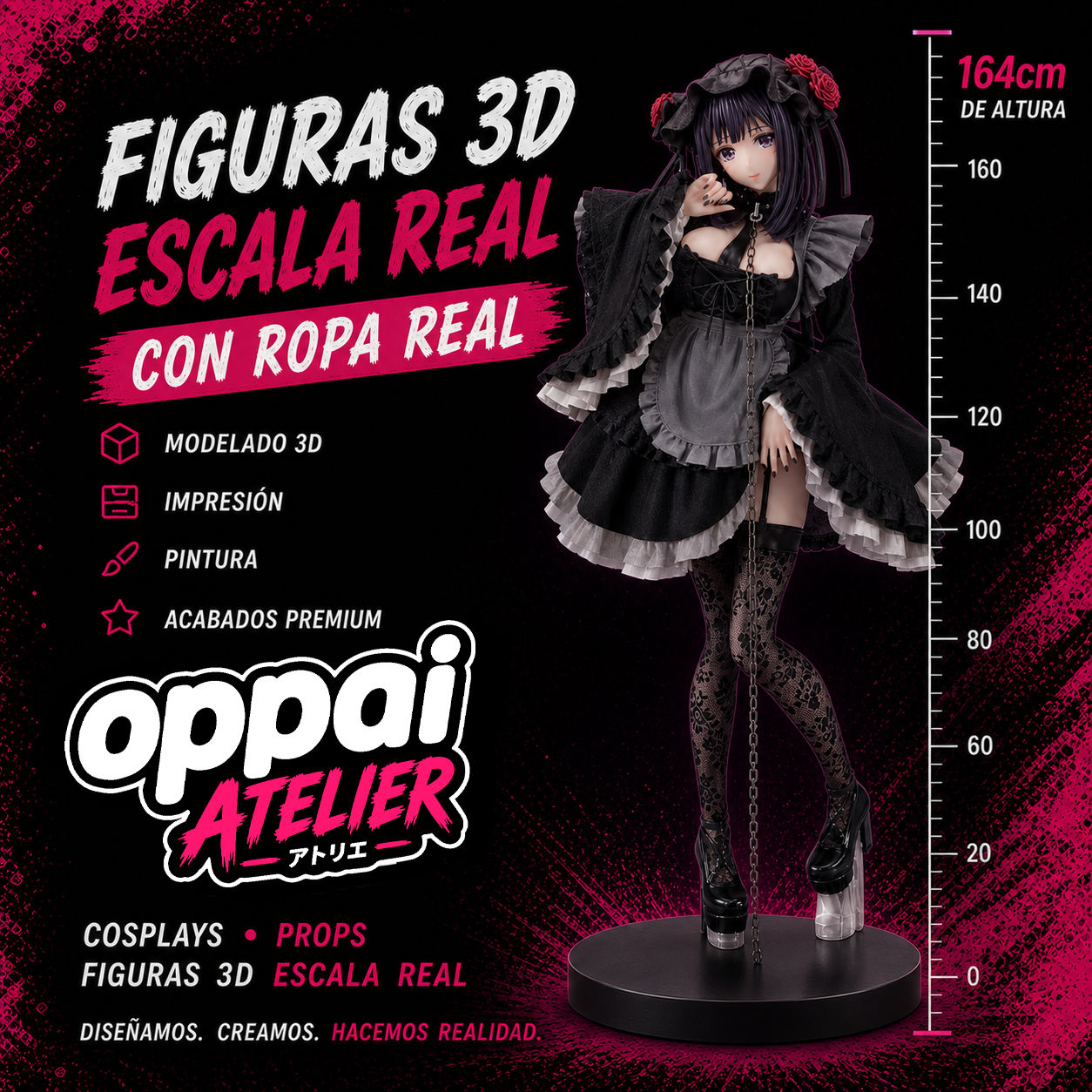 Figura 3D · Goth